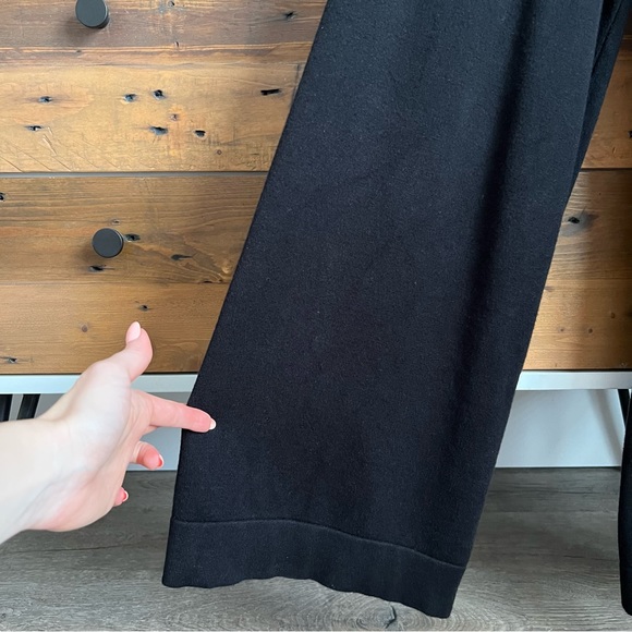 Dynamite Black Sweater Wide Leg Pant - Picture 4 of 6